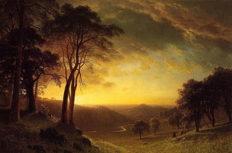 Albert Bierstadt Bierstadt Albert Sacramento River Valley France oil painting art